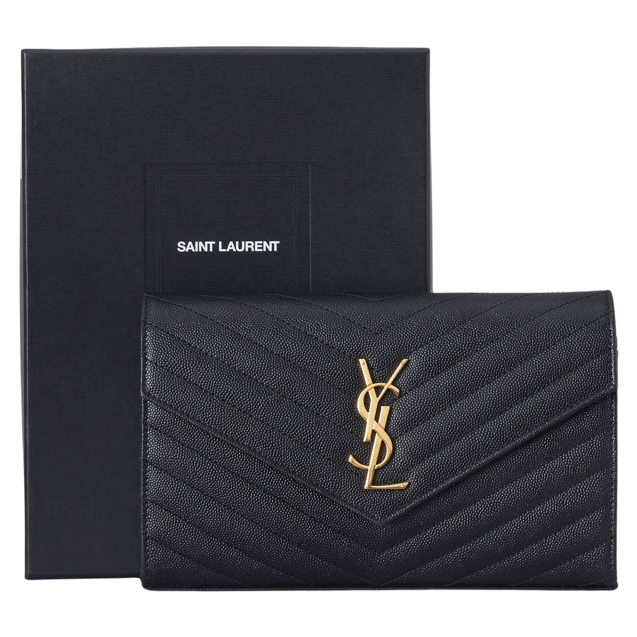 YVES SAINT LAURENT(USED)생로랑 377828 엔벨로프 체인 숄더백